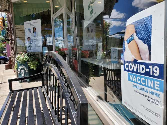 Vaccination rates increase while new cases drop